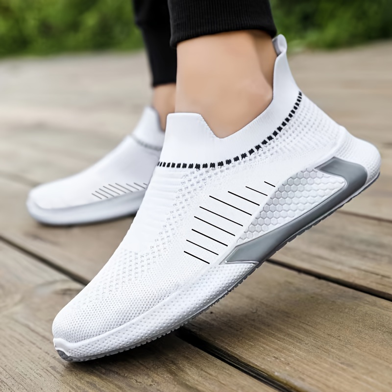 mens breathable lightweight slip on casual shoes for traveling jogging hiking spring and summer details 5